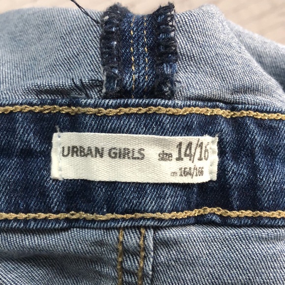 Girl's Distressed Overalls - Picture 5 of 5